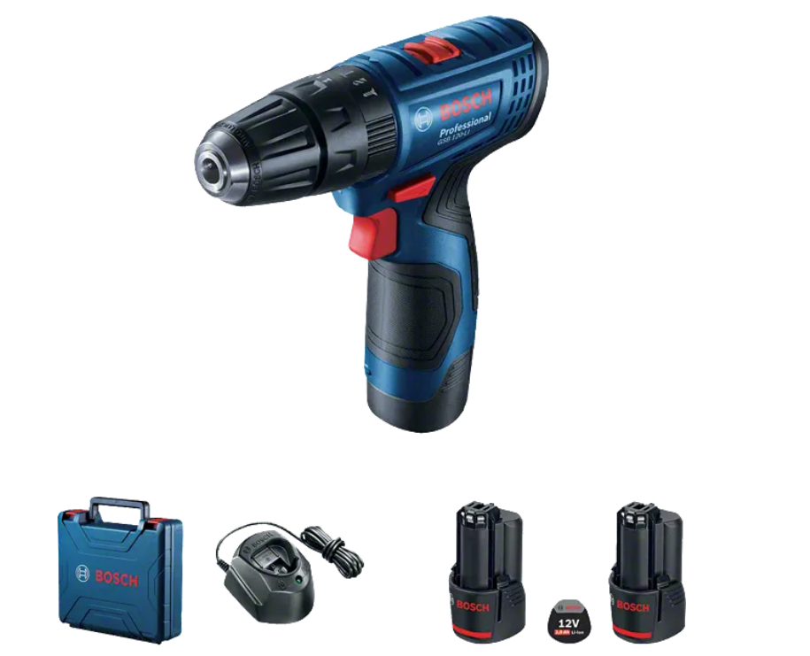 Bosch GSB 120-Li Çift Akülü 2 Ah Darbeli Vidalama Makinesi